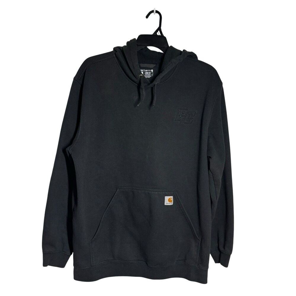Carhartt Black Fleece Heavyweight Loose Fit Pullover Hoodie XL Workwear Gorpcore